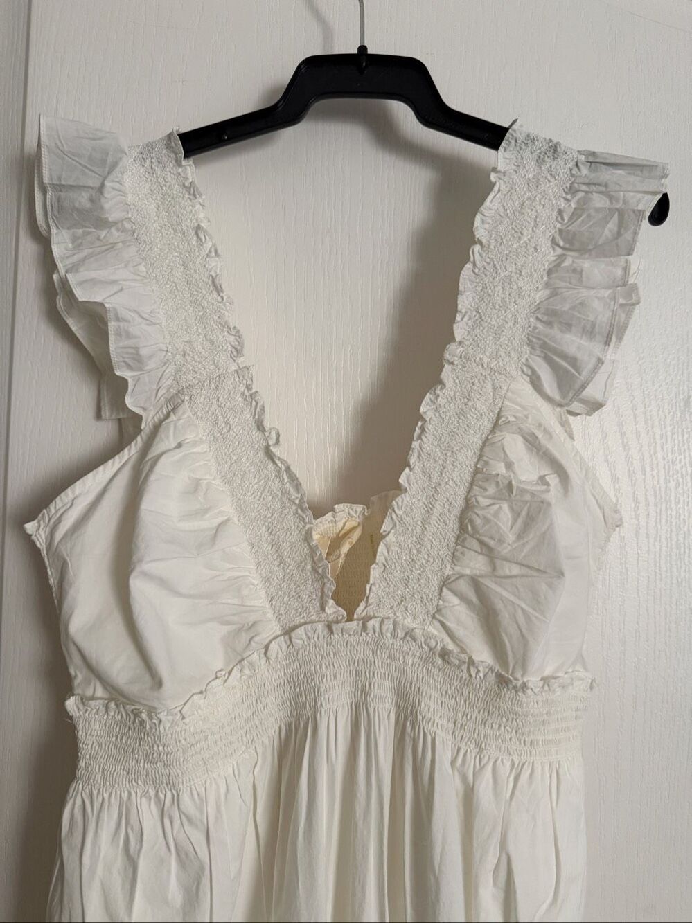 LoveShackFancy Arnene Midi Dress S White - Picture 9 of 12